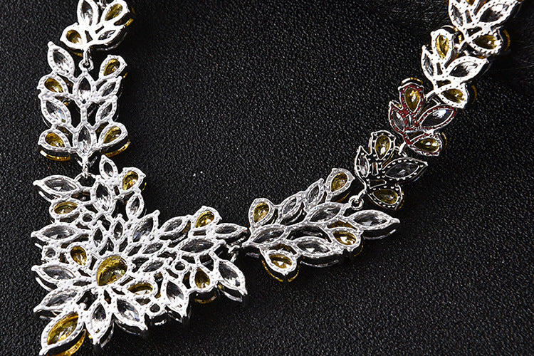 Ice Flower Jewelry Set