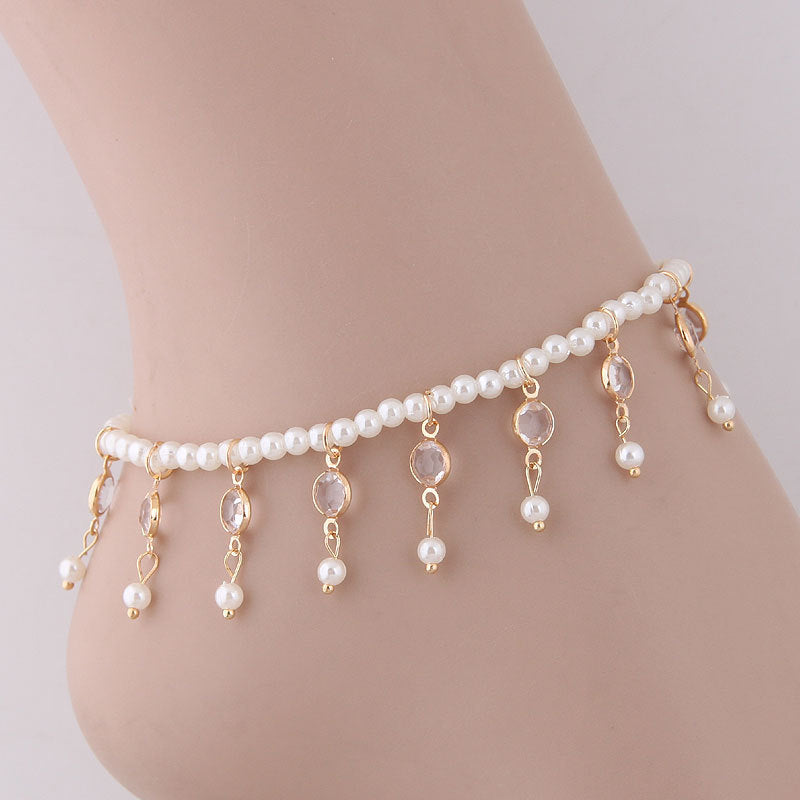 Pearl anklet