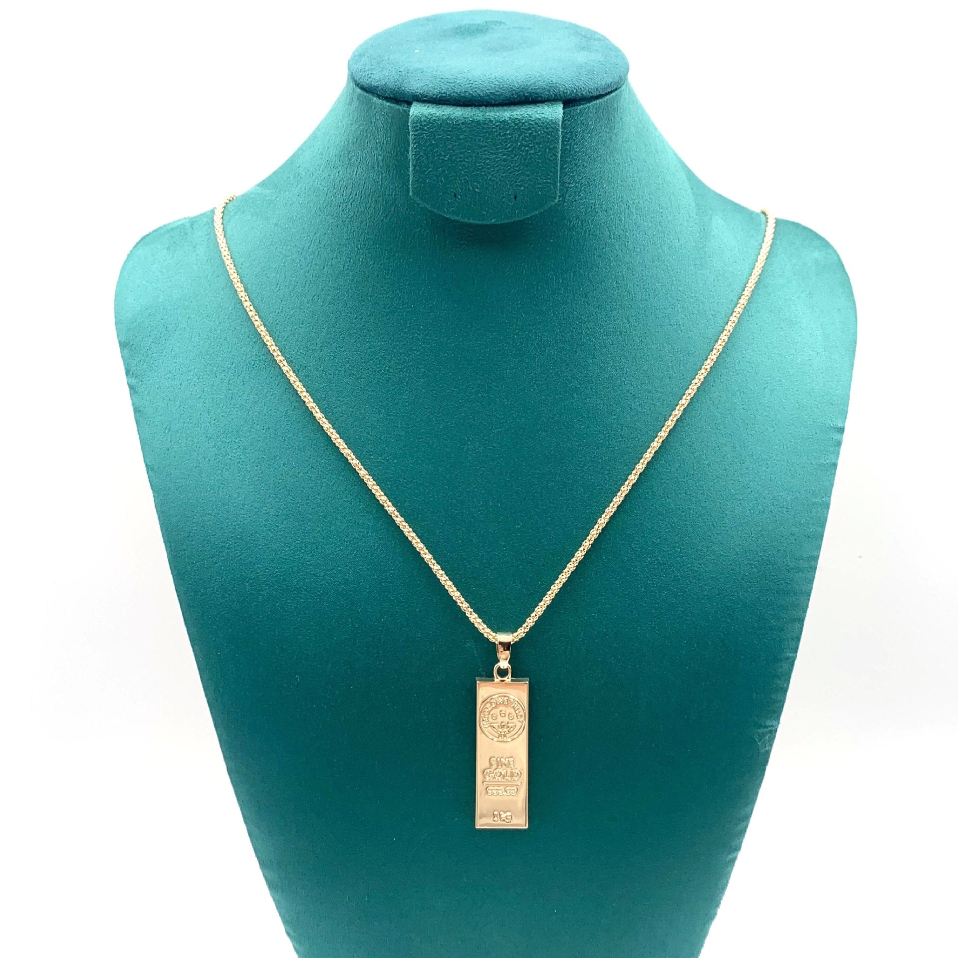 Gold Bar Necklace