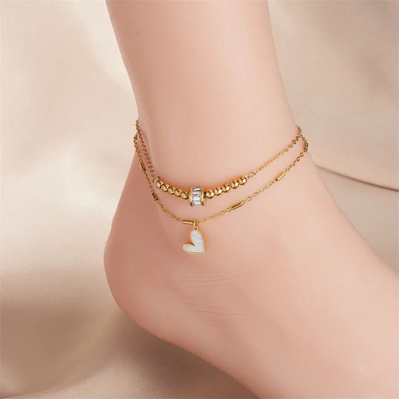 Love Heart anklet