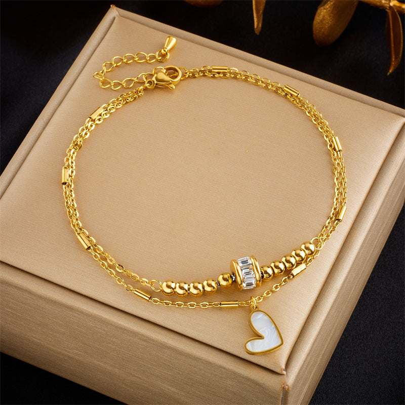 Love Heart anklet