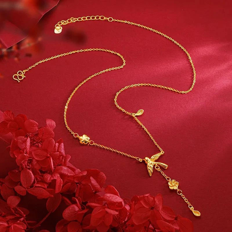 Magie 24K gold NecklaceSPECIFICATIONS
Metals Type: real 24K Yellow Gold
Item Weight: 10g
Certificate: YES
Certificate Type: CCGTCChic ForeverMagie 24K gold Necklace