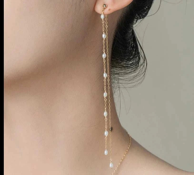 Pearl EarringSPECIFICATIONS

Metals Type: Gold filled

Item Weight: 1g

Main Stone: PEARL

Pearl Type: Freshwater Pearls

Occasion: party

Earring Type: drop earrings

Shape\pattearringChic ForeverPearl Earring