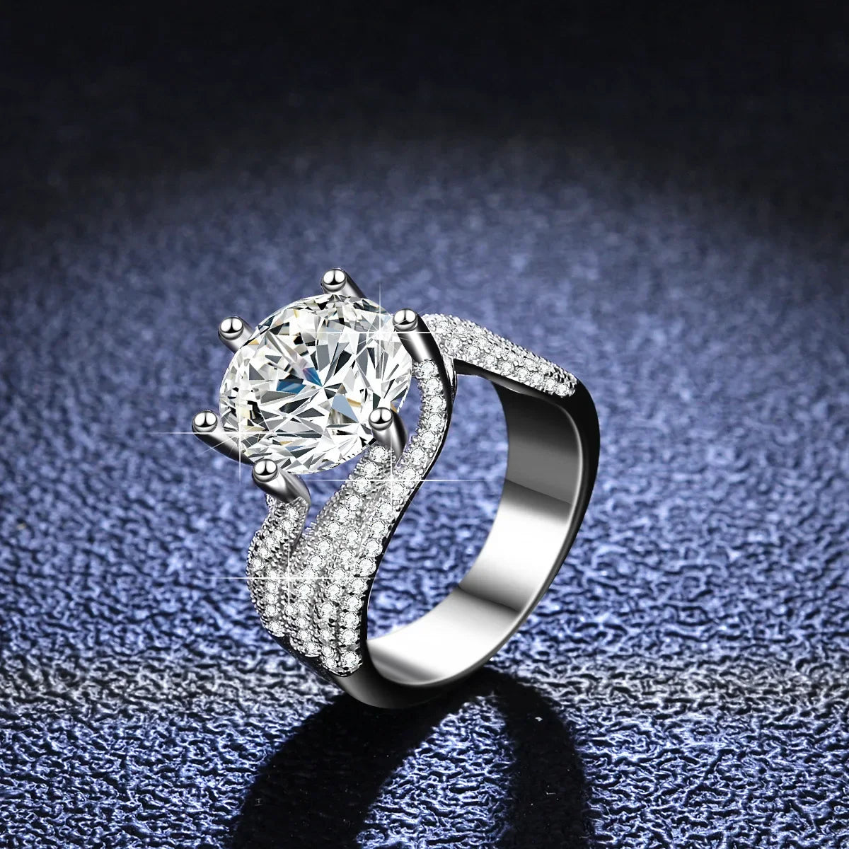 Maya Diamond RingSPECIFICATIONS
Ring Material: Solid PT950 Platinum
Ring Stone:Diamond D-EColor
Ring Stamp/LOGO:PT950
Certificate: YES
Main Stone: Moissanite
Metals Type: PLATINUM
MeChic ForeverMaya Diamond Ring