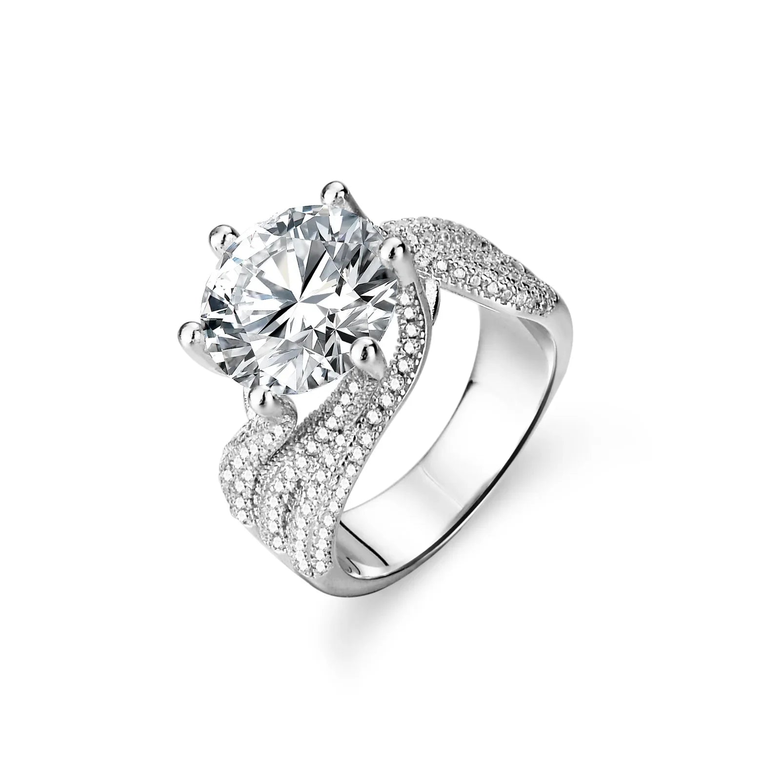 Maya Diamond RingSPECIFICATIONS
Ring Material: Solid PT950 Platinum
Ring Stone:Diamond D-EColor
Ring Stamp/LOGO:PT950
Certificate: YES
Main Stone: Moissanite
Metals Type: PLATINUM
MeChic ForeverMaya Diamond Ring