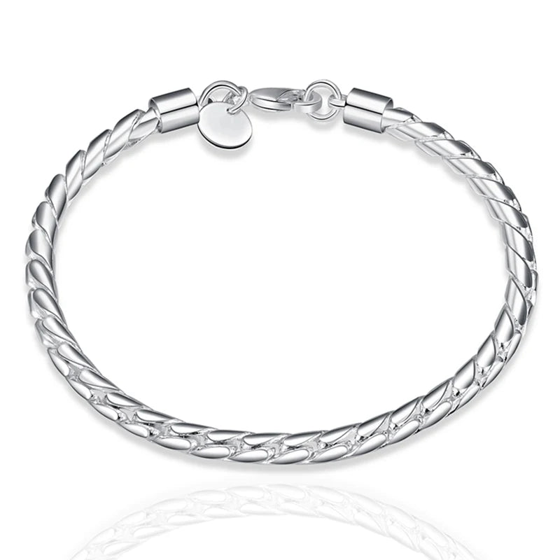 Sara BraceletsSPECIFICATIONS
Bracelets Type: Chain &amp; Link Bracelets
Main Stone: NONE
Certificate: YES
Item Weight: 9.80g
Metals Type: silver
Metal Stamp: 925,Sterling
Style: CChic ForeverSara Bracelets