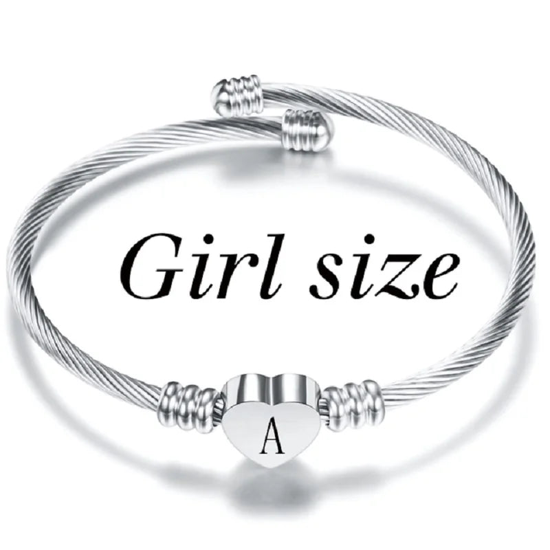 Alphabet Letter Bangle