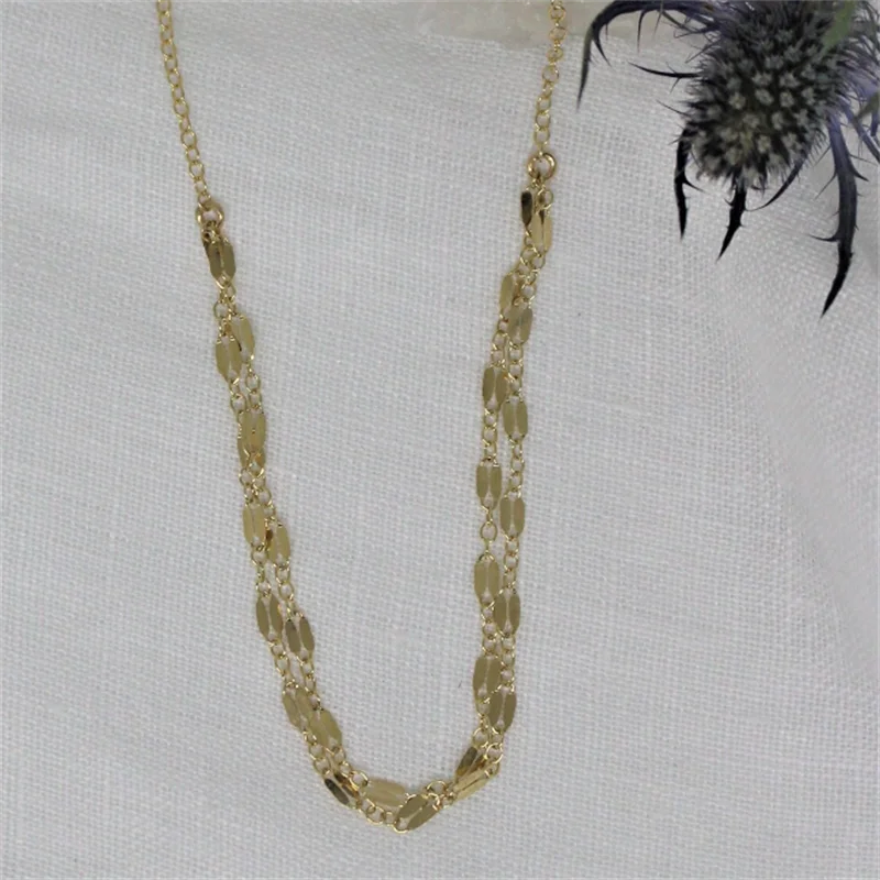 Chanon NecklaceSPECIFICATIONS
Metals Type: gold filled
Item Weight: 1g
Necklace Type: Pendant Necklaces
Shape\pattern: GeometricChic ForeverChanon Necklace