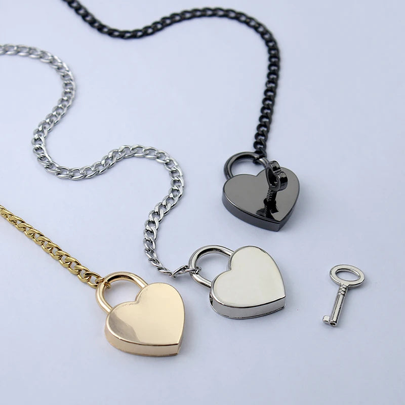 Adjustable Heart Lock With Key